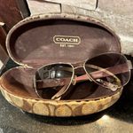 Coach Brown Sunglasses with Case Photo 0