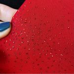 Vintage 90s/Y2k City Triangles Sparkling Cinderella Red Halter Prom Dress Photo 2