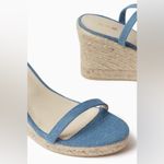 ALOHAS NEW  Willa Espadrille Wedge Sandals in Denim Photo 1