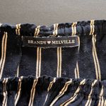Brandy Melville  Off The Shoulder 2/4 Sleeve Striped Women’s Top One Size EUC Photo 4
