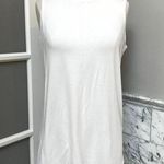 Eileen Fisher Sleeveless Crew Shell Jersey Tencel White Tank Top Shirt XS Photo 0