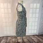 Diane Von Furstenberg  new yahzi short true wrap gray cheetah print dress Photo 5