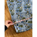 Blue sequence flower dress size medium Photo 7