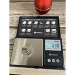 Antique Edwardian Filigree 14KT Gold Bold 12 X 15 Aquamarine Center &Rubies Ring White Photo 7