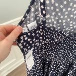 Gap NWT  Navy Floral Sleeveless Knee Length Dress Size Small Photo 2