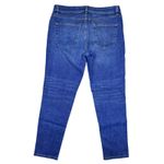 Eileen Fisher  Organic Cotton Stretch Denim Jean Pant Womens 8 Medium Wash Photo 7