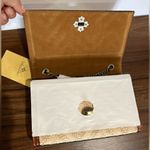 Patricia Nash  Giada Chain Bag Natural Natural Zig Zag Woven Women’s Bag Photo 4