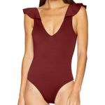 Derek Lam  10 Crosby Ruffle Sleeve Swimsuit Photo 2