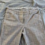 J. McLaughlin  Lexi Jean Pants Women’s 6 Straight Leg Herringbone Brown Pink Photo 6