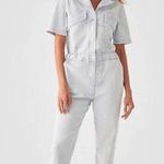 Fatherty Blythe denim organic cotton jumpsuit Blue Photo 0