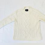 Abercrombie & Fitch Knitted Mockneck Sweater - Ivory - XS Photo 7