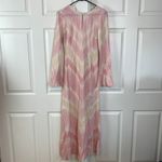 NWT The Wolf Gang Ames Keyhole Linen Blend Maxi Dress Blush Pink Size XS Photo 7
