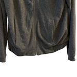 UGG  Unisex Dark Gray/Black Full-Zip Hoodie Medium Long Sleeve Drawstring Hood Photo 2