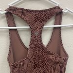 Lululemon cool racerback tank Snake Print berry women’s size 2 Photo 6