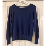 Skull Cashmere  Amber navy 100% cashmere pink skull sweater m Photo 3