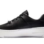 Nike Women's Air Force 1 Sage Shoes Black and White Sneakers sz 6.5 Photo 1