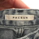 PacSun  90’s BF Carpenter Jeans Smiley and Flower Design Baggy Split Seam Size 26 Photo 3