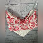 Princess Polly  Juliette Bustier Womens White‎ Pink Floral Cropped Bustier Size 4 Photo 4