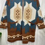 Forever 21  Aztec Western Print Wool Blend Cardigan size S Small Photo 3
