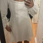 Free People  Dress White Long Sleeve Photo 0