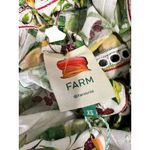 Farm Rio  Fruit Orchard Puff Sleeve Blouse Crochet Trim‎ XS NWT Photo 5