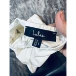 Lulus NWT  White Sleeveless Bodysuit Size Large Chic Y2K‎ Formal Y2K Minimalist Photo 4