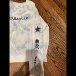 SoulCycle  blue tie dye sweatshirt Photo 2