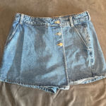 ZARA  Jean Skort Photo 0