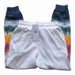 Feat Sunset Lover Cozy Joggers BlanketBlend Women’s XS Supremely Soft NWT White Photo 5