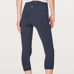 Lululemon Align Crop 21” Leggings Navy Blue (Size 4) workout athleisure gym Photo 0