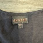 Shyanne  black eyelet lace long sleeve crop top size large C50 Photo 2