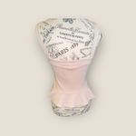 Aeropostale Women's Pink Lace Up Corset Peplum Tank Top Size M Photo 2