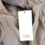 Tobi Taupe Backless Halter Romper Photo 6