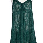 Victoria's Secret Vintage 80s/90s Victoria Secret L Gold Label Satin Chemise‎ Babydoll Slip Dress Photo 0