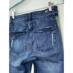 Kut From The Kloth Size 2 Connie Hi Rise Ankle Skinny Jeans Raw Hem Green Stripe Photo 5