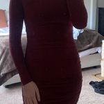 Tiger Mist Burgundy Bodycon Dress Photo 2