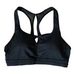 Target Women's small black padded open racerback sports bra removable pads Photo 2