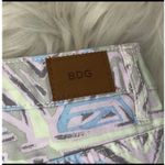 BDG  Vintage DREE High-Rise Pastel Stripe Denim Shorts Size 25 Y2K Festival Photo 11