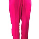 ZARA  Women's Pink High Waisted Pull On Smocked Trousers Sweat Pants Size XS Photo 2