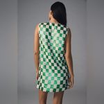 Anthropologie NWT  Verb Sequined Checkered Shift Dress Photo 2