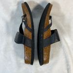 Betula Birkenstock Thong Sandals Black Leather Pearls Size 38 W7 Photo 7