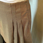 Lush Clothing Lush Houndstooth Pleated A-Line Skirt Size Medium Photo 1