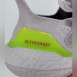 Adidas Ultraboost in Light Gray and Neon Green Photo 7