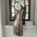 Dynamite  Robe à Paillettes Bodycon Sequin Dress, Matte Bronze, Size M New w/Tag Photo 5