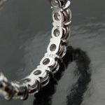 14K White Gold Diamond Eternity Band Ring 4.25ct G Photo 5