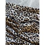 Zyia Active Shorts Womens Large Leopard High Rise Ruched Side Tie Workout Gym Photo 2