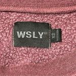 WSLY Women’s Size XS Purple Plum Ombré Dip Dye Ecosoft Crew Neck Sweatshirt Photo 7