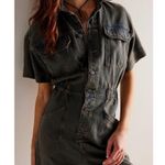 Free People  Marci Relaxed Denim Utility Coveralls in Ian Indigo Photo 2