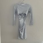 Blue Life Blue‎ Life Striped Twist Front Long Sleeve Dress Casual Beach resort vacation Photo 5