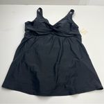 Raisin's ‎ Curve Trendy Plus Size Lucia Twist-Front Swimdress Womens Black 22W NEW Photo 2